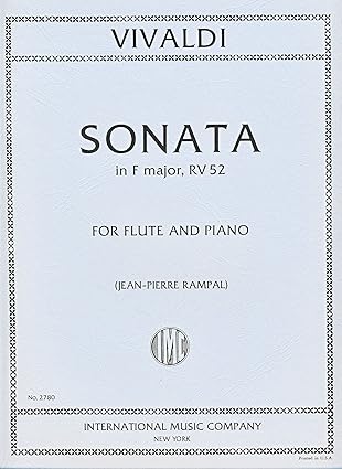 Vivaldi- Sonata in F major RV52 for Flute and Piano