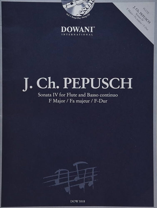 Pepusch- Sonata No 4 in F Major for Flute and Piano or CD