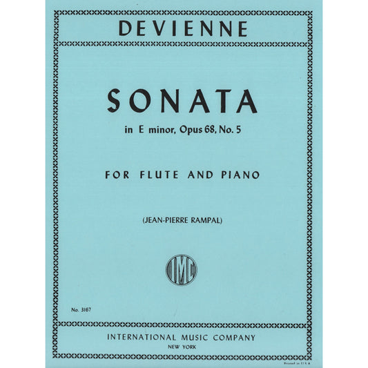 Devienne- Sonata in E Minor Op 68 for Flute and Piano (IMC)