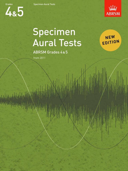 ABRSM Specimen Aural Tests-Book Only- From 2011