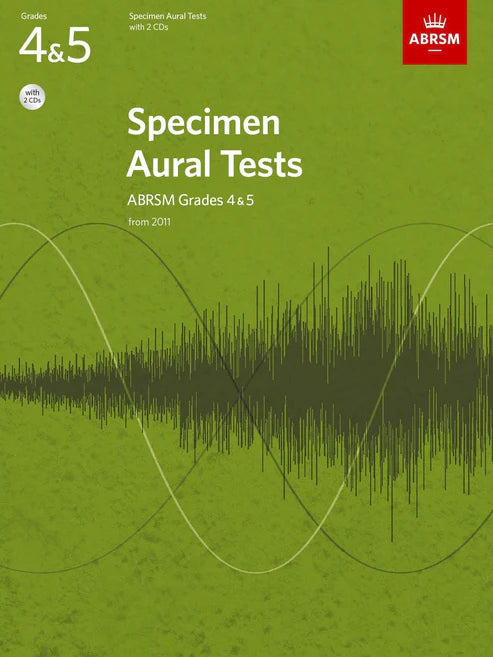 ABRSM Specimen Aural Tests-Book and CD- From 2011
