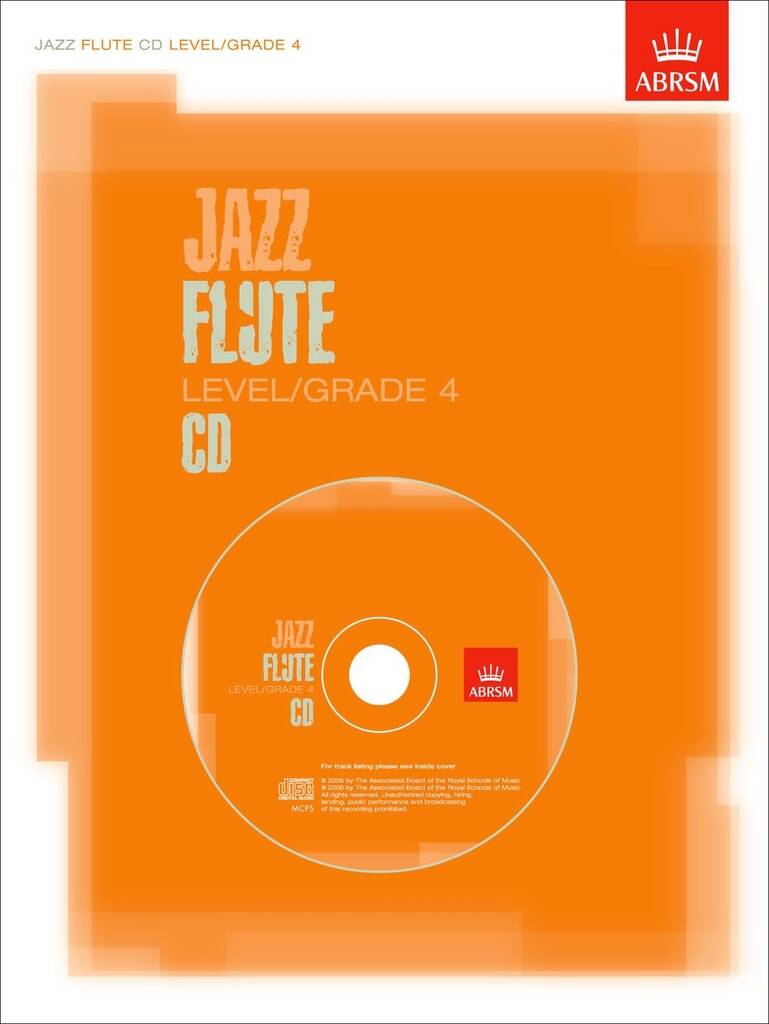 ABRSM Jazz Flute Tunes Grades 4-5 Playalong CD Only