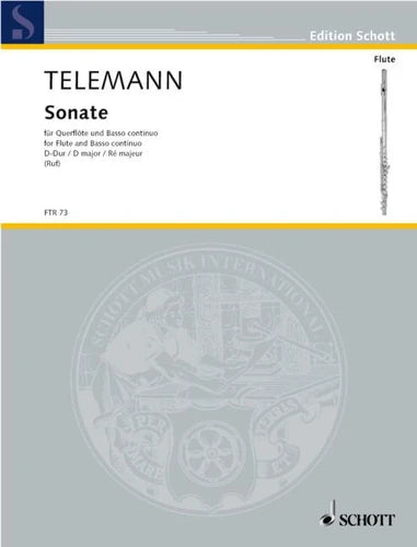 Telemann- Sonata in D Major for Flute and Basso Continuo