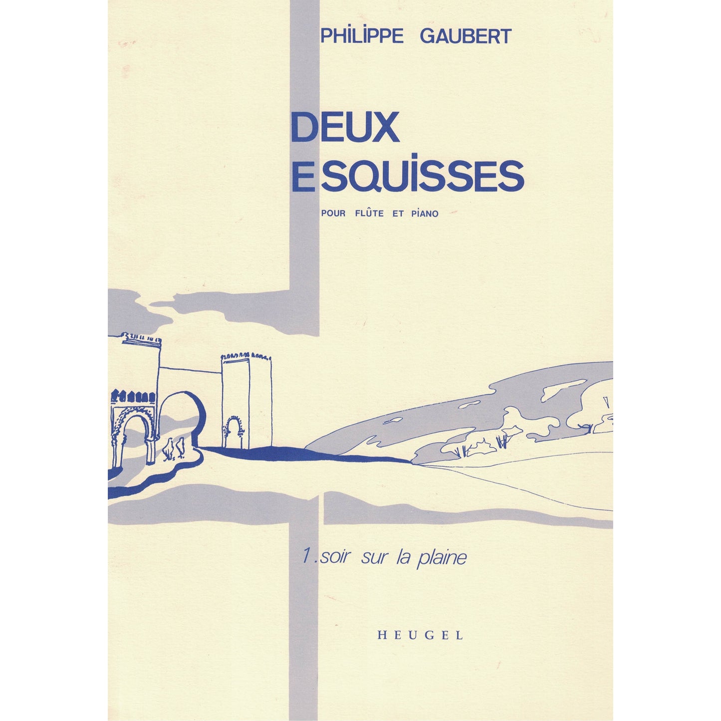 Gaubert- Deux Esquisses for Flute and Piano
