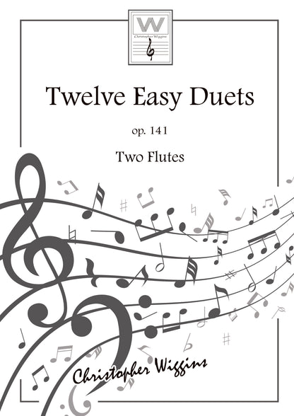 Wiggins- Twelve Easy Duets Op. 141 for Two Flutes