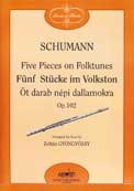 Schumann- Five Pieces on Folktunes Op 102 for Flute and Piano