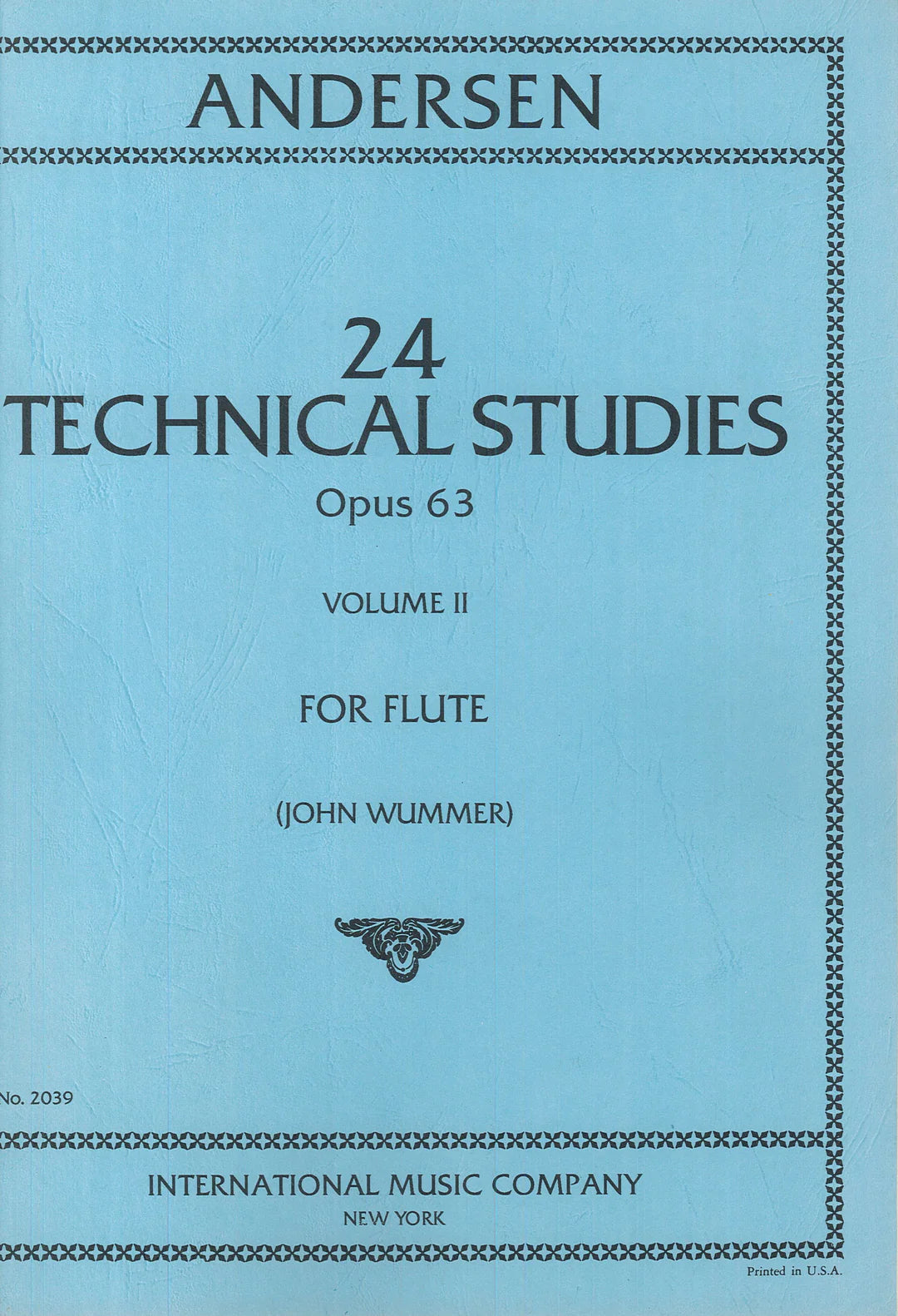 Andersen- 24 Technical Studies for Flute Op. 63 (IMC)