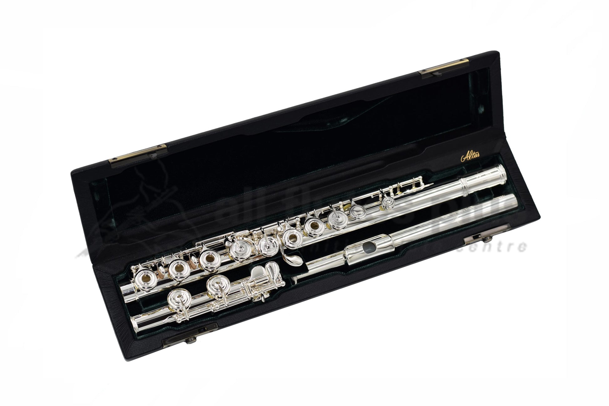 Altus A11 Flute set in an open case showing the whole flute