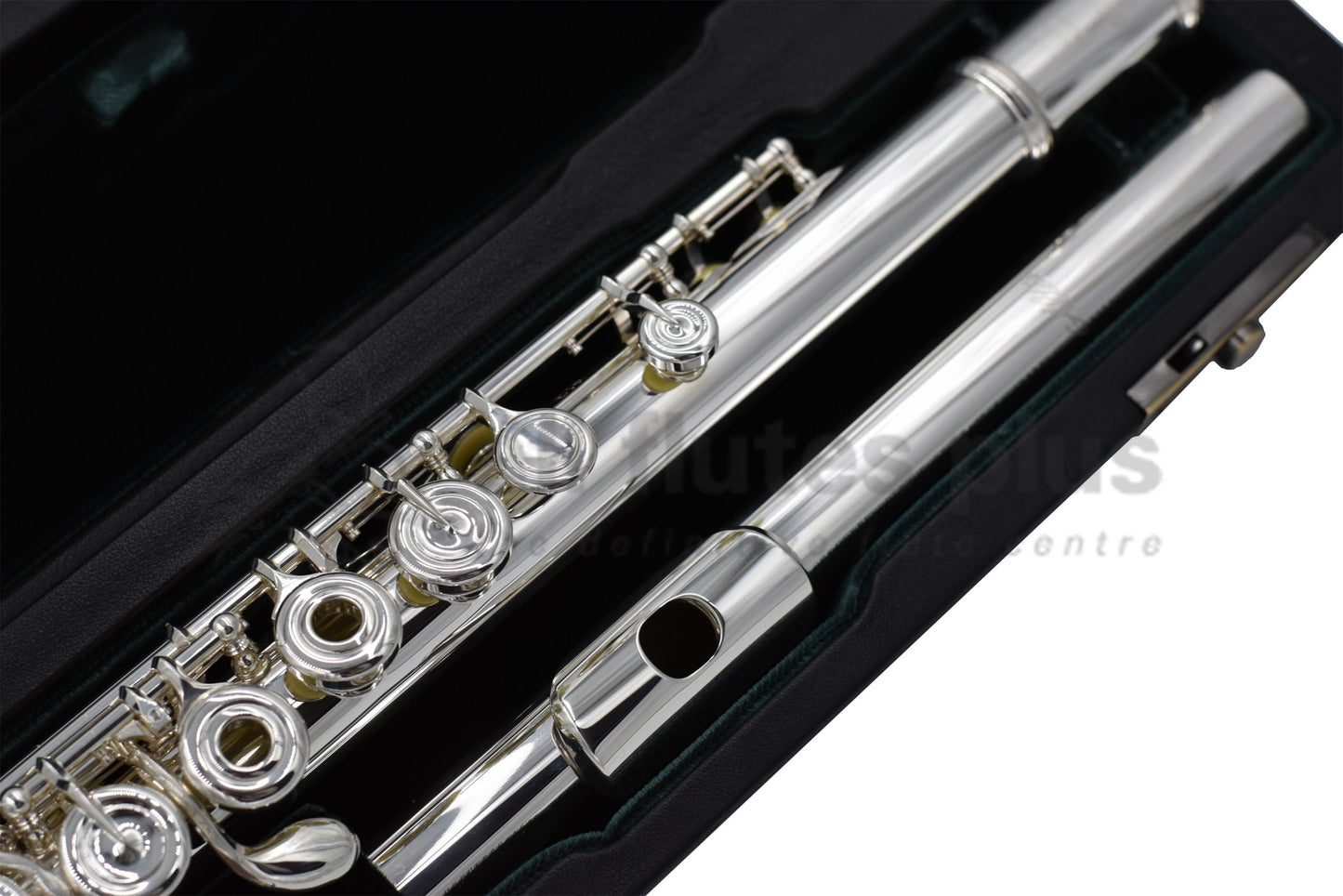 Altus A13 Flute set in an open case showing headjoint and right hand keywork 