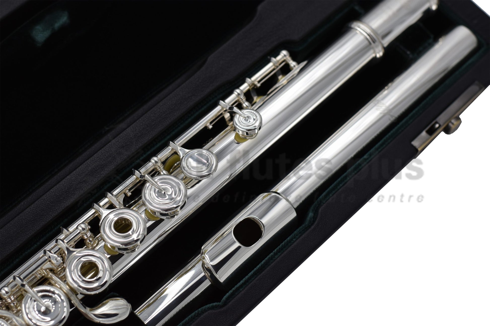 Altus A13 Flute set in an open case showing headjoint and right hand keywork 
