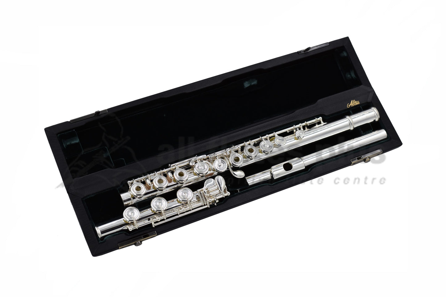 Altus A13 Flute set in an open case showing the whole flute