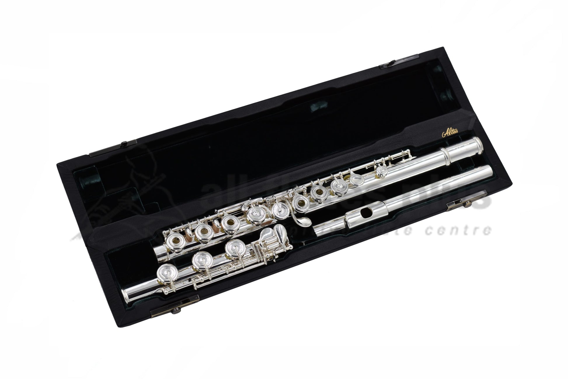 Altus A13 Flute set in an open case showing the whole flute