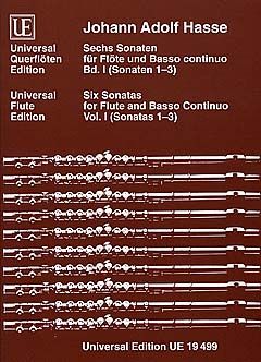 Hasse- Six Sonatas for Flute and Basso Continuo