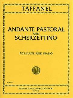 Taffanel- Andante Pastoral and Scherzettino for Flute and Piano (IMC)