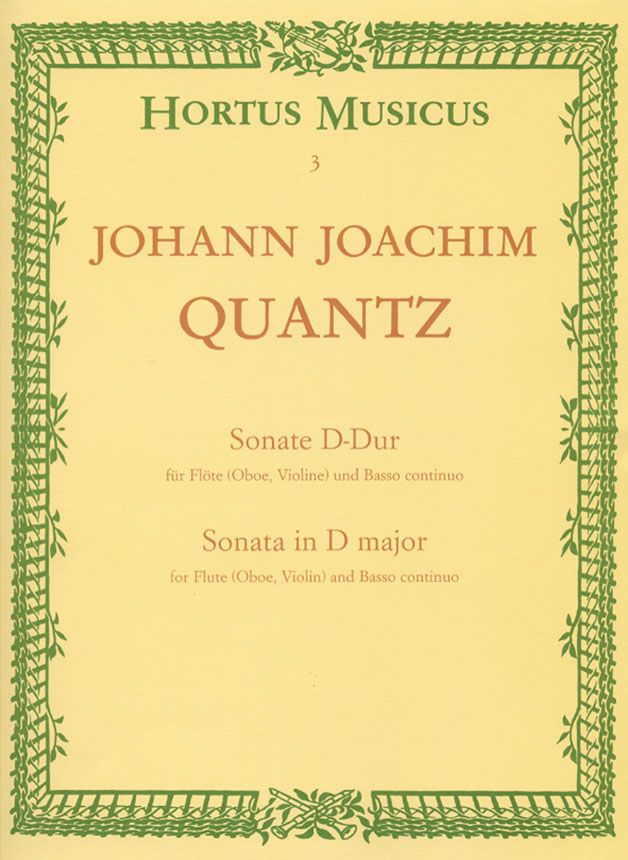 Quantz- Sonata D major for Flute and Piano