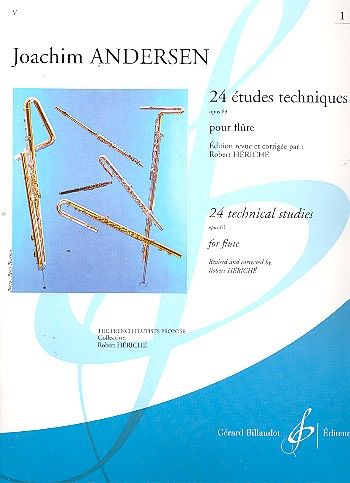 Andersen- 24 Technical Studies for Flute Op. 63 (Billaudot)