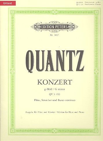 Quantz- Concerto in G Minor QV 5:193 for Flute and Piano