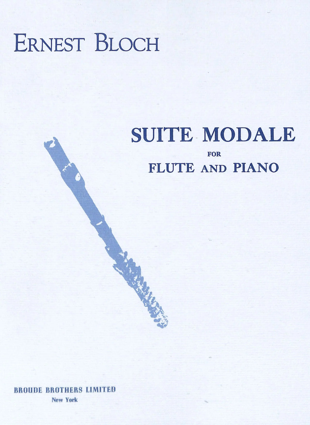 Bloch- Suite Modale for Flute and Piano