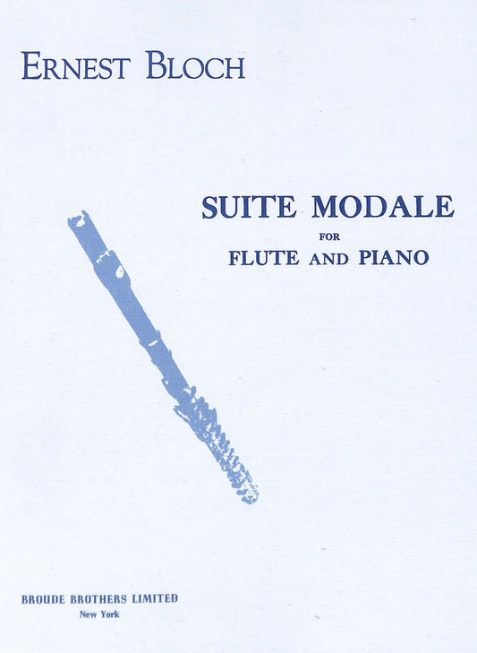 Bloch- Suite Modale for Flute and Piano