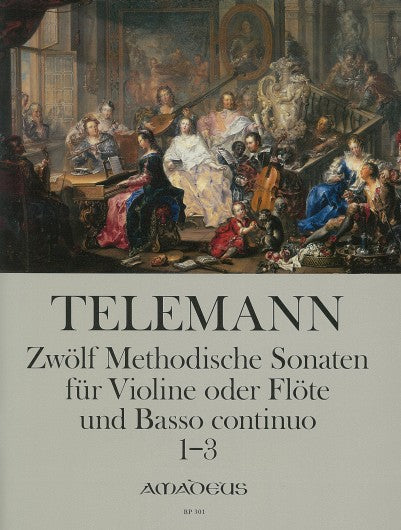 Telemann- 12 Methodical Sonatas for Flute and Basso Continuo