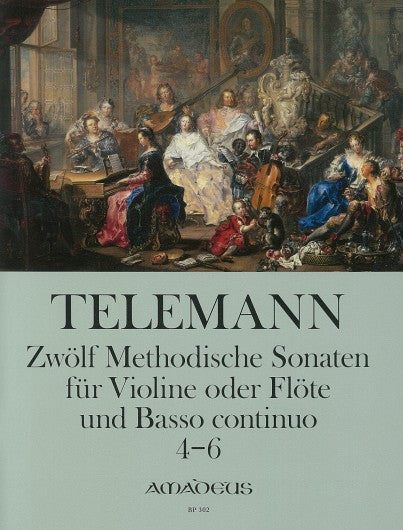 Telemann- 12 Methodical Sonatas for Flute and Basso Continuo