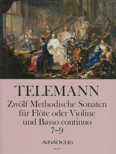 Telemann- 12 Methodical Sonatas for Flute and Basso Continuo