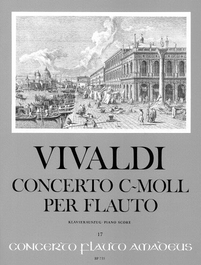 Vivaldi- Concerto in C Minor RV441 for Flute and Piano (Amadeus)