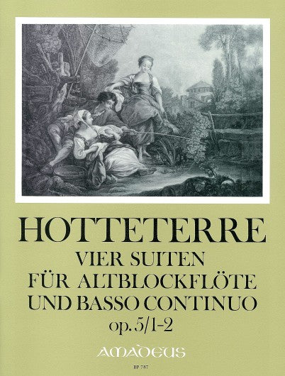 Hotteterre- Four Suites Op 5 for Flute and Basso Continuo
