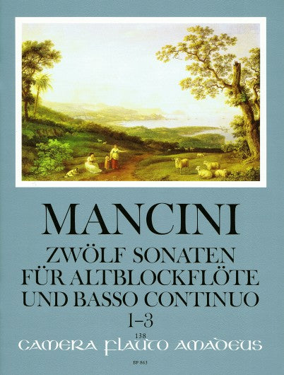 Mancini- 12 Sonatas for Flute & Basso Continuo
