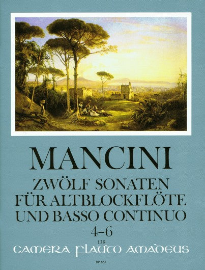 Mancini- 12 Sonatas for Flute & Basso Continuo
