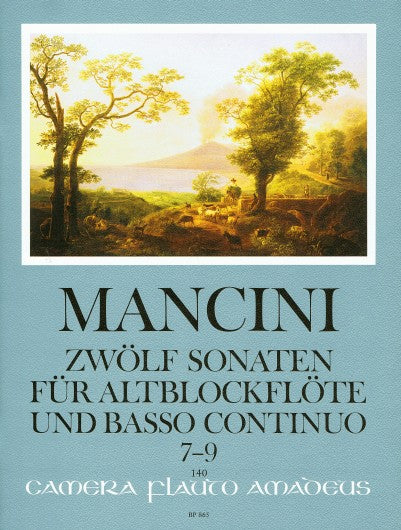 Mancini- 12 Sonatas for Flute & Basso Continuo