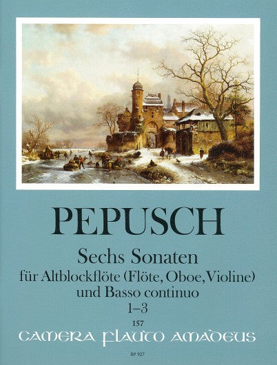 Pepusch- Six Sonatas for Flute and Basso Continuo (Amadeus)