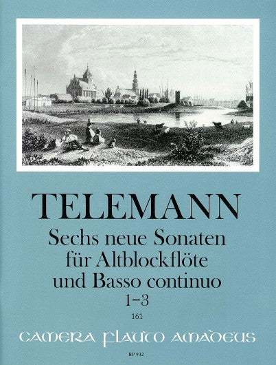Telemann- Six New Sonatas for Treble Recorder (Flute) and Basso Continuo