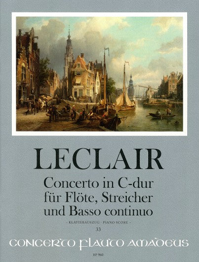 Leclair- Concerto in C Major Op 7/3 for Flute and Piano