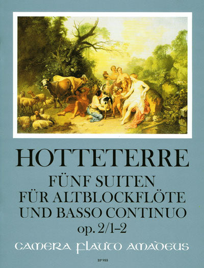 Hotteterre- Five Suites Op 2 for Flute and Basso Continuo