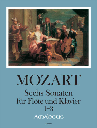 Mozart- Six Sonatas for Flute and Piano (Amadeus)