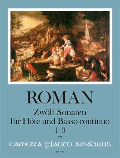 Roman- Twelve Sonatas for Flute and Basso Continuo