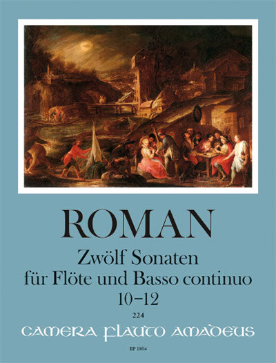 Roman- Twelve Sonatas for Flute and Basso Continuo