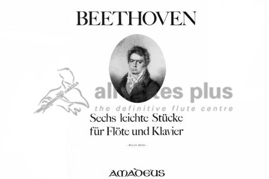 Beethoven Six Easy Pieces-Flute and Piano