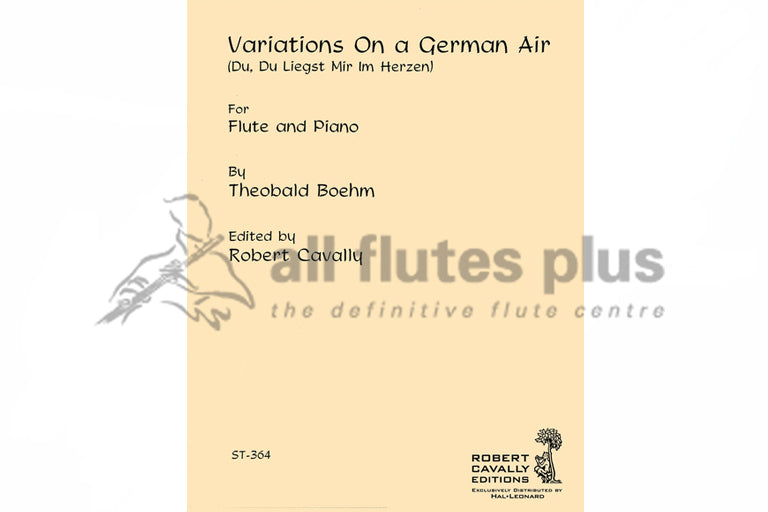 Boehm Variations on a German Air- Flute and Piano