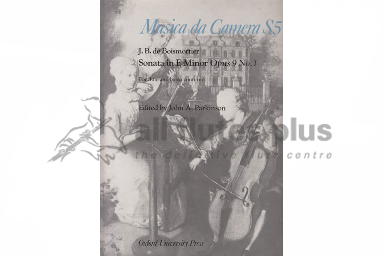 Boismortier Sonata in E Minor Opus 9 No 1- Flute and Basso Continuo