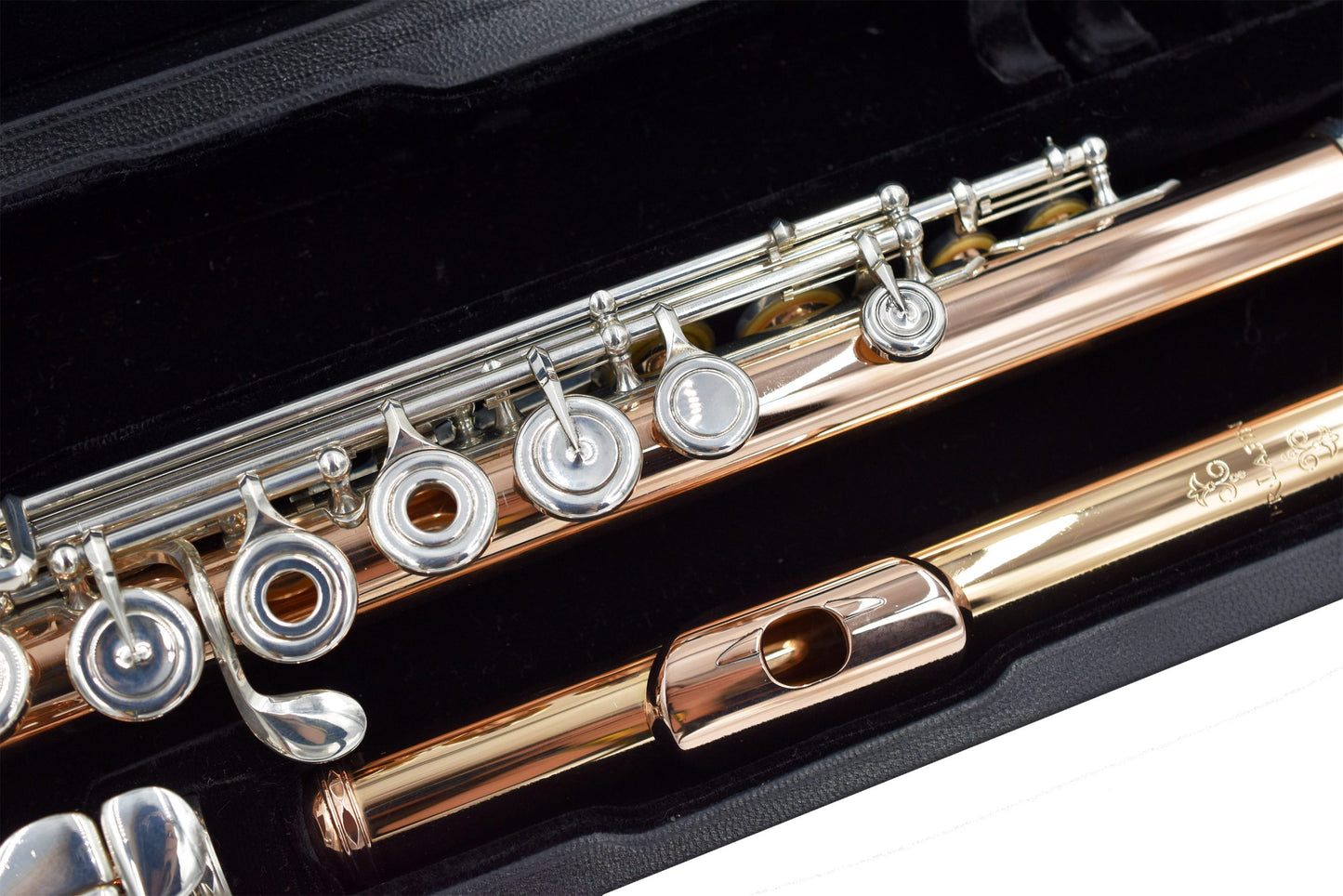 Brannen-Cooper 14K Rose Gold Pre-Owned Flute with 18K Rose Gold Lafin Headjoint-c9013
