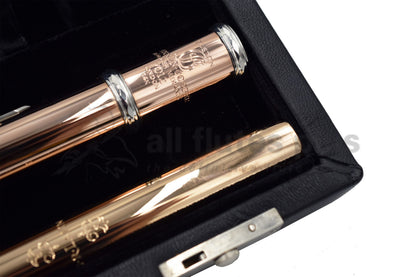 Brannen-Cooper 14K Rose Gold Pre-Owned Flute with 18K Rose Gold Lafin Headjoint-c9013