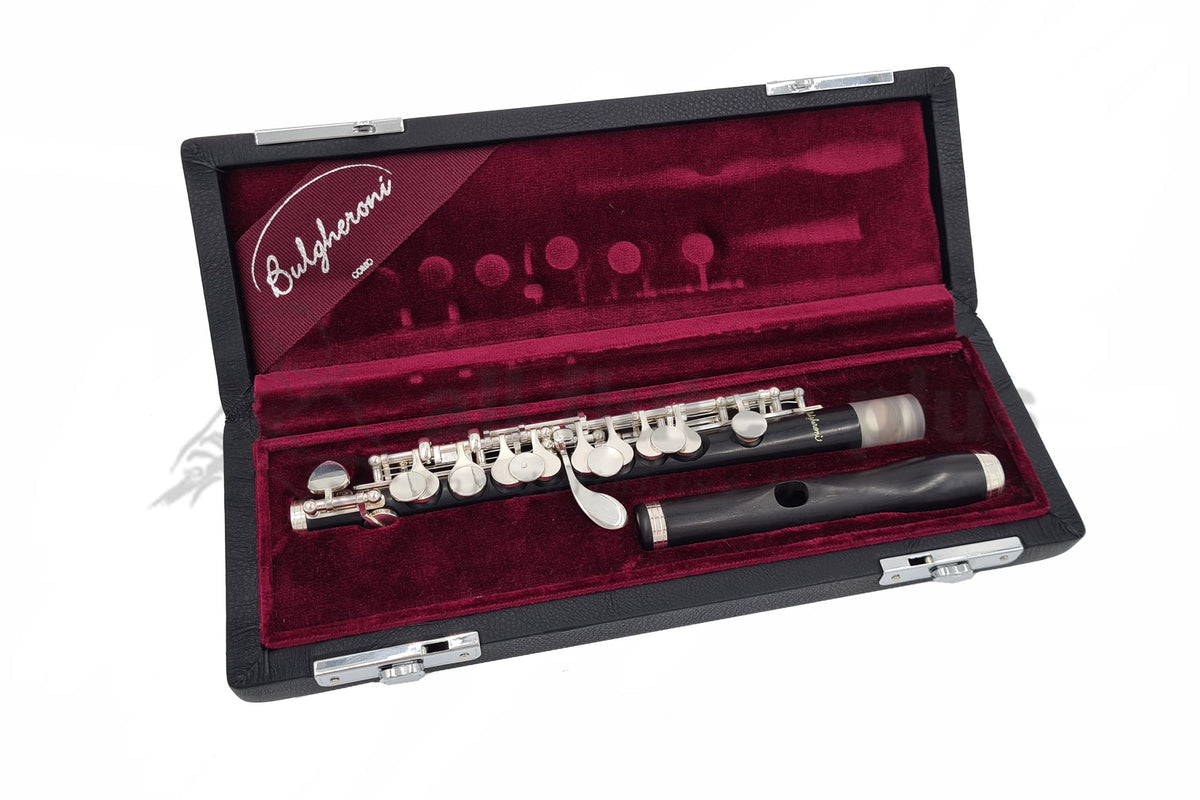 Hned Instrument Bulgheroni Grenadilla Wood 401RE Piccolo – All Flutes Plus