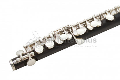Burkart Resona Piccolo close up of body joint keywork