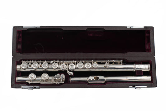 Muramatsu AD All Silver Flute Closed Holes C Footjoint Pre-owned C7786