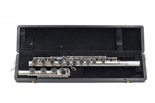 Stephen Wessel Handmade Silver Flute with Stainless Steel Mechanism ROEB Pre-owned c7795