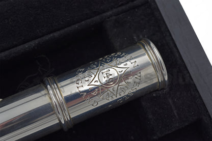 Stephen Wessel Handmade Silver Flute with Stainless Steel Mechanism ROEB Pre-owned c7795
