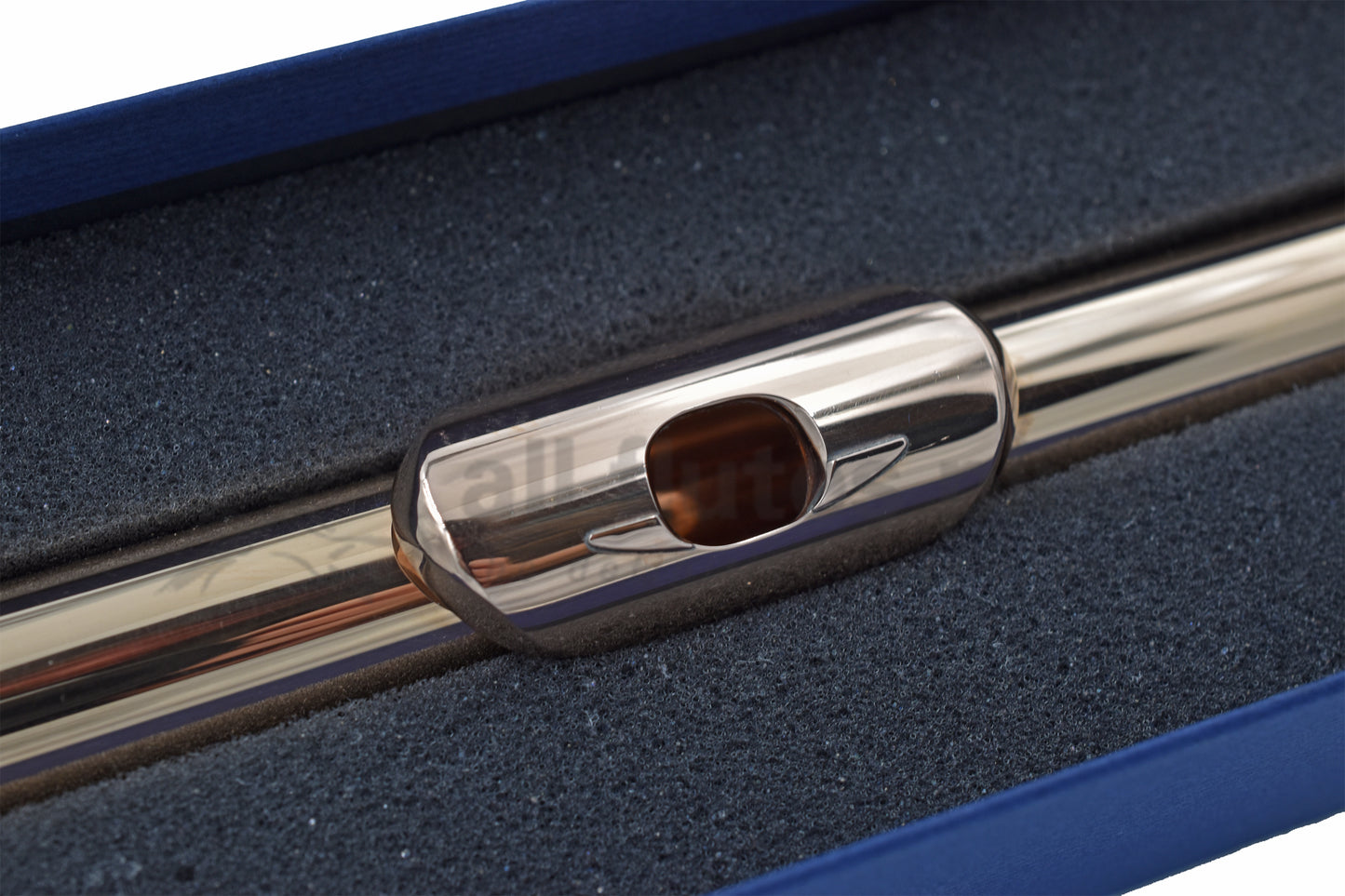 J. R. Lafin Headjoint 14K Rose Gold Tube with 14K Rose Gold Lip Plate, Riser and Adler Wings C7810