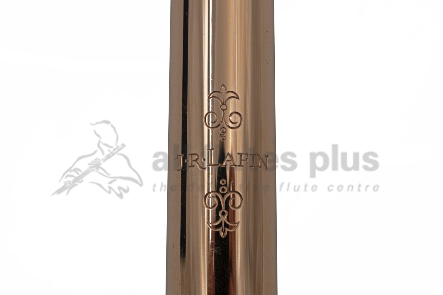 J. R. Lafin Headjoint 14K Rose Gold Tube with 14K Rose Gold Lip Plate, Riser and Adler Wings C7810